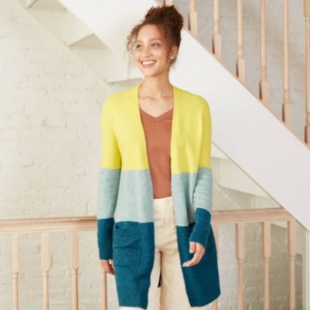 A New Day Color Block Sweater XL